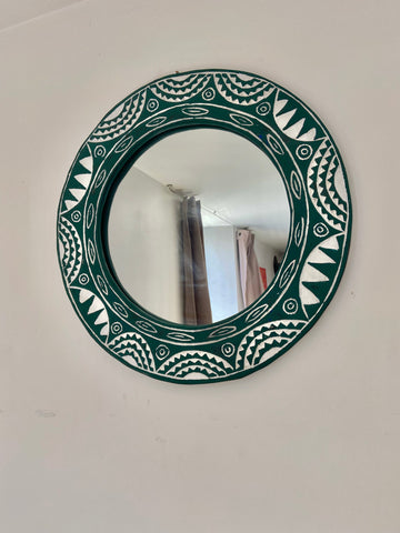 Miroir Soleil - Vert