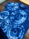 Robe T-Shirt  tie dye bleu